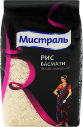 Рис длиннозерный МИСТРАЛЬ Басмати, 500г