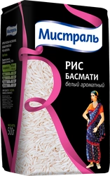 Рис длиннозерный МИСТРАЛЬ Басмати, 500г