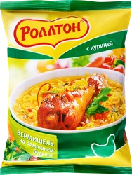 Вермишель РОЛЛТОН На домашнем бульоне с курицей, 60г