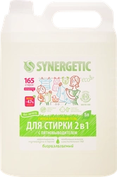 Гель для стирки SYNERGETIC 2в1 концентрированный универсальный биоразлагаемый, 5л