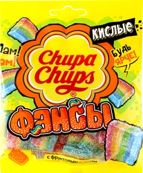 Мармелад жевательный CHUPA CHUPS Фансы c фруктовым вкусом, 70г