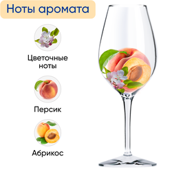Продукция плодовая алкогольная VINYAN Абрикосовая полусладкая, 0.75л