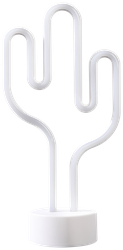 Изображение товара Светильник светодиодный настольный HOMECLUB Basic Кактус, неоновый