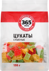 Изображение товара Цукаты ананаса 365 ДНЕЙ сушеные, 150г
