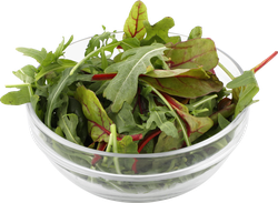 Изображение товара Смесь салатная Салаты с поля, руккола, мангольд и шпинат, 75г