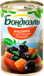 Маслины с копченым лососем БОНДЮЭЛЬ, 300г