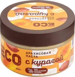 Паста арахисовая ЛЕНТА EСО с курагой, 250г