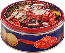Изображение товара Печенье сдобное REGNUM Новогоднее со сливочным маслом, 150г