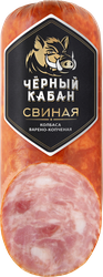 Колбаса копчено-вареная ЧЕРНЫЙ КАБАН Свиная со срезом, 290г
