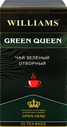 Чай зеленый WILLIAMS Green queen, 25пак