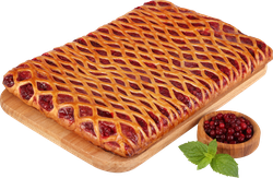 Изображение товара Пирог ЛЕНТА FRESH с брусникой, весовой