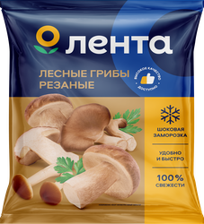 Смесь из лесных грибов ЛЕНТА резаная, 400г