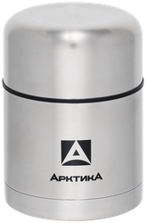 Изображение товара Термос вакуумный АРКТИКА 500мл, с широким горлом, серебристый, Арт. 301-500