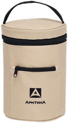 Изображение товара Термос вакуумный АРКТИКА 750мл, с широким горлом в чехле, серебристый, , Арт. 301-750А