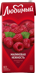 Изображение товара Напиток сокосодержащий ЛЮБИМЫЙ Малина осветленный, 0.95л