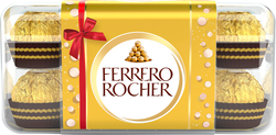 Изображение товара Конфеты FERRERO ROCHER из молочного шоколада с кремовой начинкой, 200г