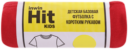 Футболка детская INWIN Kids, красная, Арт. ob_111/KDT-1