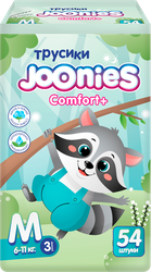 Изображение товара Подгузники-трусики JOONIES Comfort M 6–11кг, 54шт