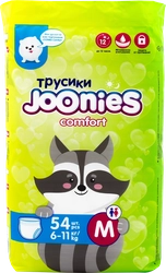 Подгузники-трусики детские JOONIES Comfort M 6–11кг, 54шт