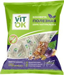 Конфеты неглазированные VITOK с топинамбуром, 150г