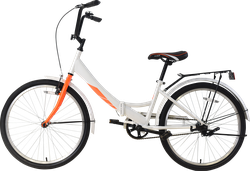 Велосипед складной Porter 24", бело-оранжевый, Арт. PRT24ST-U