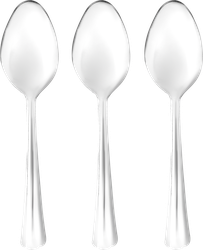 Изображение товара Набор ложек чайных HOMECLUB Basic, нержавеющая сталь, 3шт
