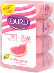 Крем-мыло DURU 1+1 Розовый грейпфрут, 80г