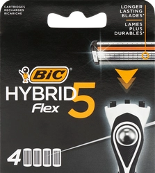 Картриджи для бритвы BIC Flex 5 Hybrid, 4шт