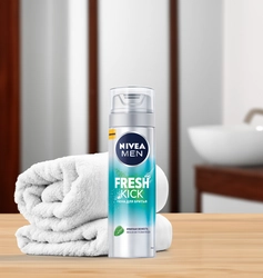 Пена для бритья NIVEA Men Fresh kick, 200мл