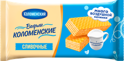 Изображение товара Вафли КОЛОМЕНСКОЕ Сливочные традиционные, 200г