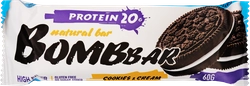 Батончик протеиновый BOMBBAR Печенье-крем, неглазированный, 60г