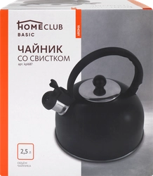 Чайник HOMECLUB Aroma 2.5л, со свистком