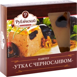 Паштет РУБЛЁВСКИЙ Утка с черносливом, категория Б, 200г