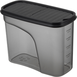 Изображение товара Емкость для сыпучих продуктов IDEA Бест, графитовый, 1.5л