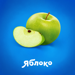 Пюре фруктовое детское АГУША Яблоко, с 4 месяцев, 100г
