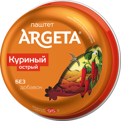 Паштет куриный ARGETA острый, 95г