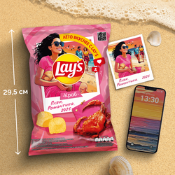 Чипсы картофельные LAY'S Краб, 140г