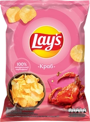 Чипсы картофельные LAY'S Краб, 140г