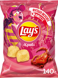 Изображение товара Чипсы картофельные LAY'S Краб, 140г