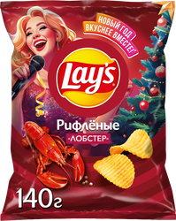 Изображение товара Чипсы картофельные LAY'S Рифленые Лобстер, 140г