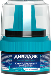 Изображение товара Крем д/обуви ДИВИДИК бесцветный самоблеск, с намазком