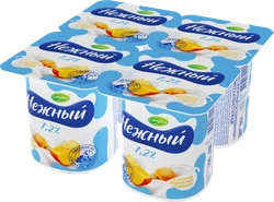 Продукт йогуртный CAMPINA Нежный с соком абрикоса и манго 1,2%, без змж, 100г