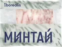 Минтай Тихоокеанский замороженный BOREALIS филе без кожи, 300г