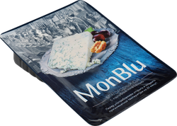 Сыр MONBLU с голубой благородной плесенью 50%, без змж, 100г