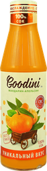 Изображение товара Сок GOODINI Мандарин, апельсин восстановленный с мякотью, 0.75л