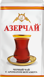 Изображение товара Чай черный АЗЕРЧАЙ байховый с ароматом бергамота, 250г