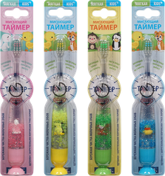 Зубная щетка детская D.I.E.S. Kids с таймером, игрушка внутри