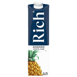 Изображение товара Сок RICH Ананас, 1л
