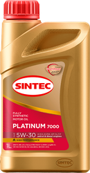 Изображение товара Масло моторное SINTEC Platinum 7000 5W-30 A3/B4 SL/CF, синтетическое, 1л