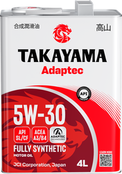 Изображение товара Масло моторное TAKAYAMA синтетическое SAE 5W-30 API SL/СF, 4л